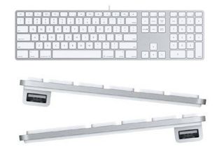 Genuine Apple USB Keyboard A1048 G4 iMac G5 Mac White w/2 USB Ports