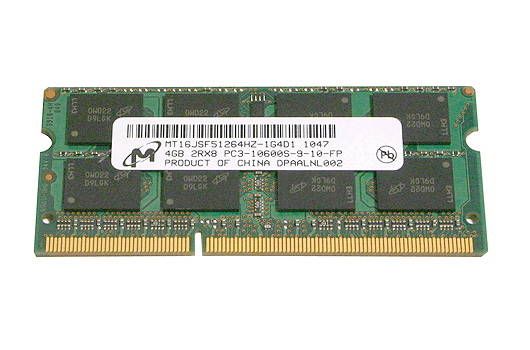 4 GB DDR3 1333 SO-DIMM 13inch A1278 Pro Early 2011 DIY replacement Memories